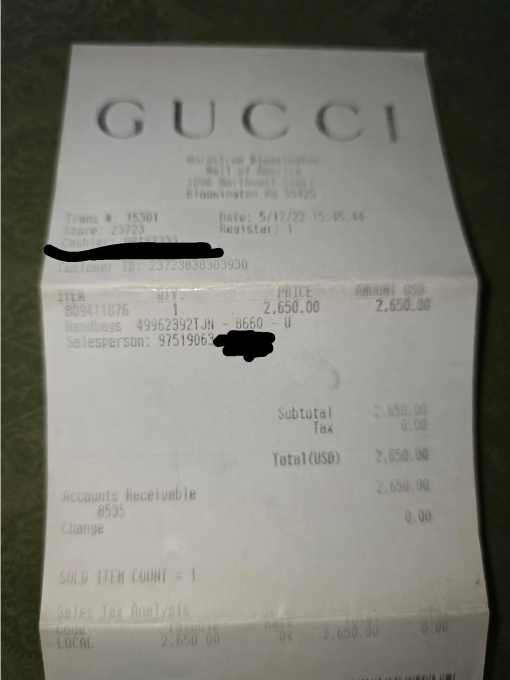 AUTHENTIC Gucci Dionysus Small beige GG Supreme shoulder bag with silver chain - Picture 8 of 8